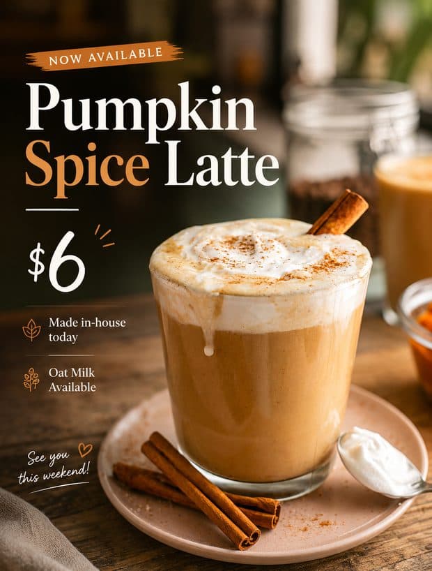 Latte de saison — Café
